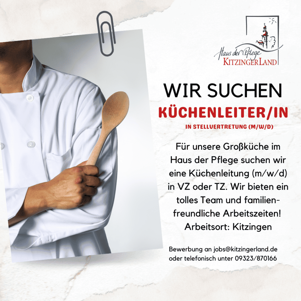 Stellenanzeige Küchenleitung gesucht (m/w/d)