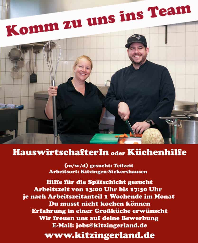 HauswirtschafterIn oder Küchenhilfe im Haus der Pflege gesucht (m/w/d)