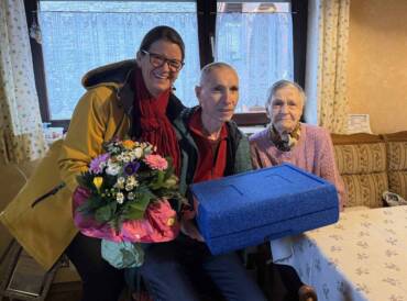 Essen auf Rädern Kundin feiert 100. Geburtstag