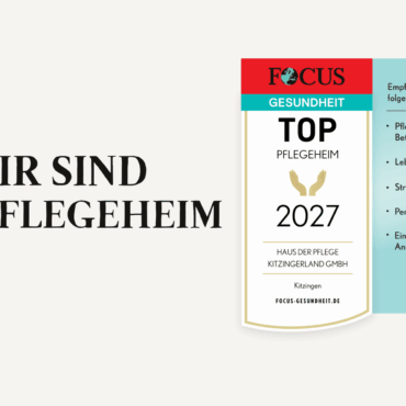 FOCUS zeichnet Haus der Pflege als TOP-Pflegeheim aus